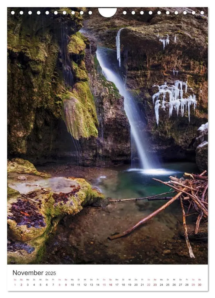 Bild: 9783435901449 | Allgäuer Wasserfälle (Wandkalender 2025 DIN A4 hoch), CALVENDO...