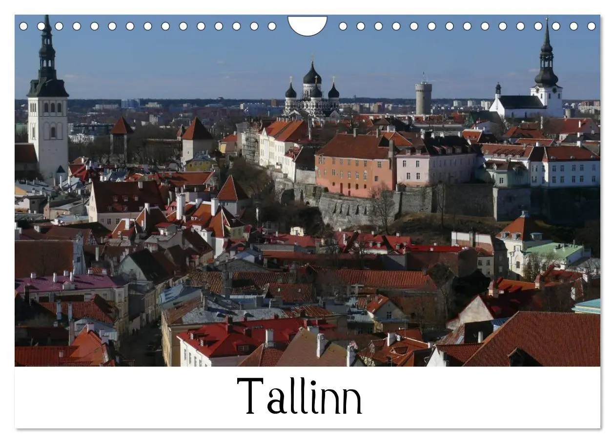 Cover: 9783516181449 | Tallinn (Wandkalender 2026 DIN A4 quer), CALVENDO Monatskalender