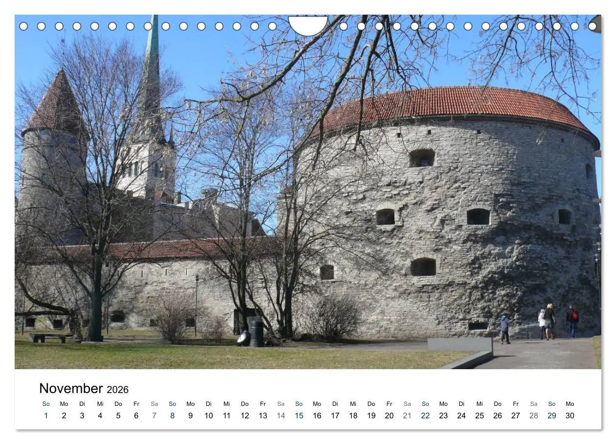 Bild: 9783516181449 | Tallinn (Wandkalender 2026 DIN A4 quer), CALVENDO Monatskalender