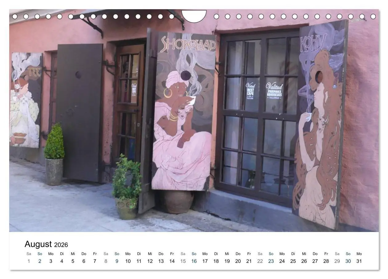 Bild: 9783516181449 | Tallinn (Wandkalender 2026 DIN A4 quer), CALVENDO Monatskalender