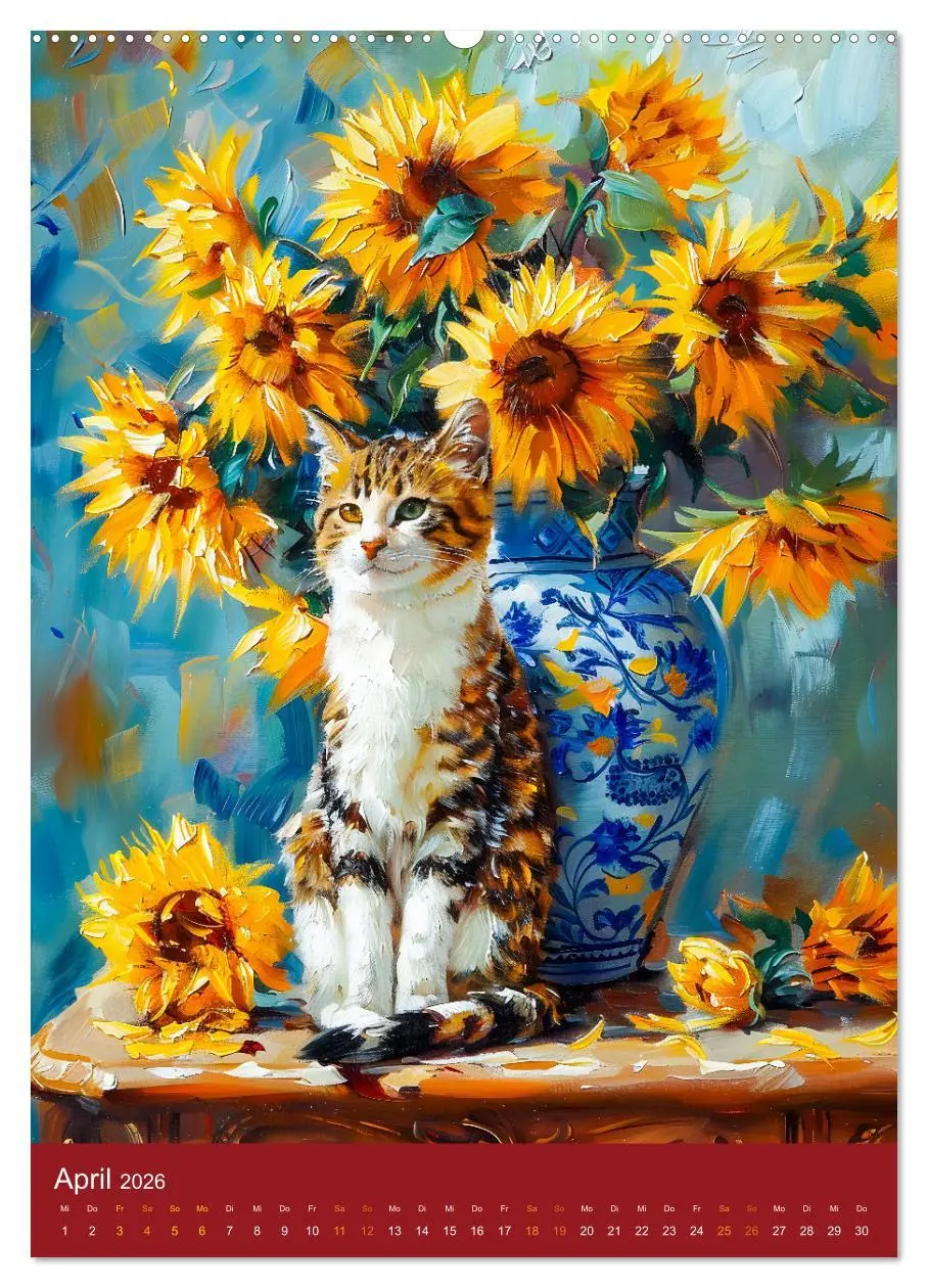 Bild: 9783516251449 | Katzen und Kunst - Samtige Herrscher der impressionistischen Gärten...
