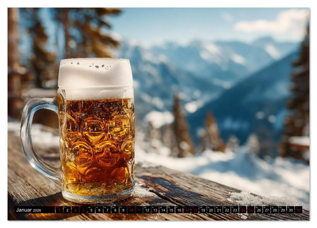 Bild: 9783516631449 | Bier im Blut - Maß für Maß durchs Männerjahr (Wandkalender 2026 DIN...