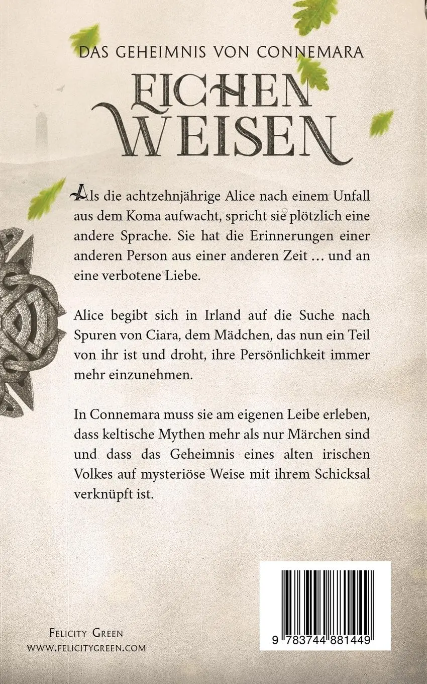 Rückseite: 9783744881449 | Eichenweisen | Das Geheimnis von Connemara | Felicity Green | Buch