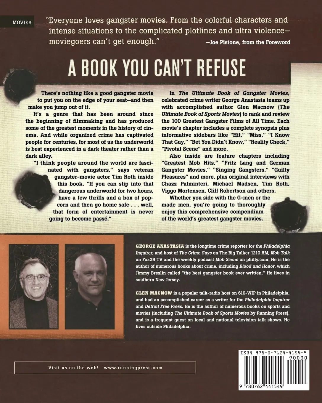 Rückseite: 9780762441549 | The Ultimate Book of Gangster Movies | George Anastasia (u. a.) | Buch