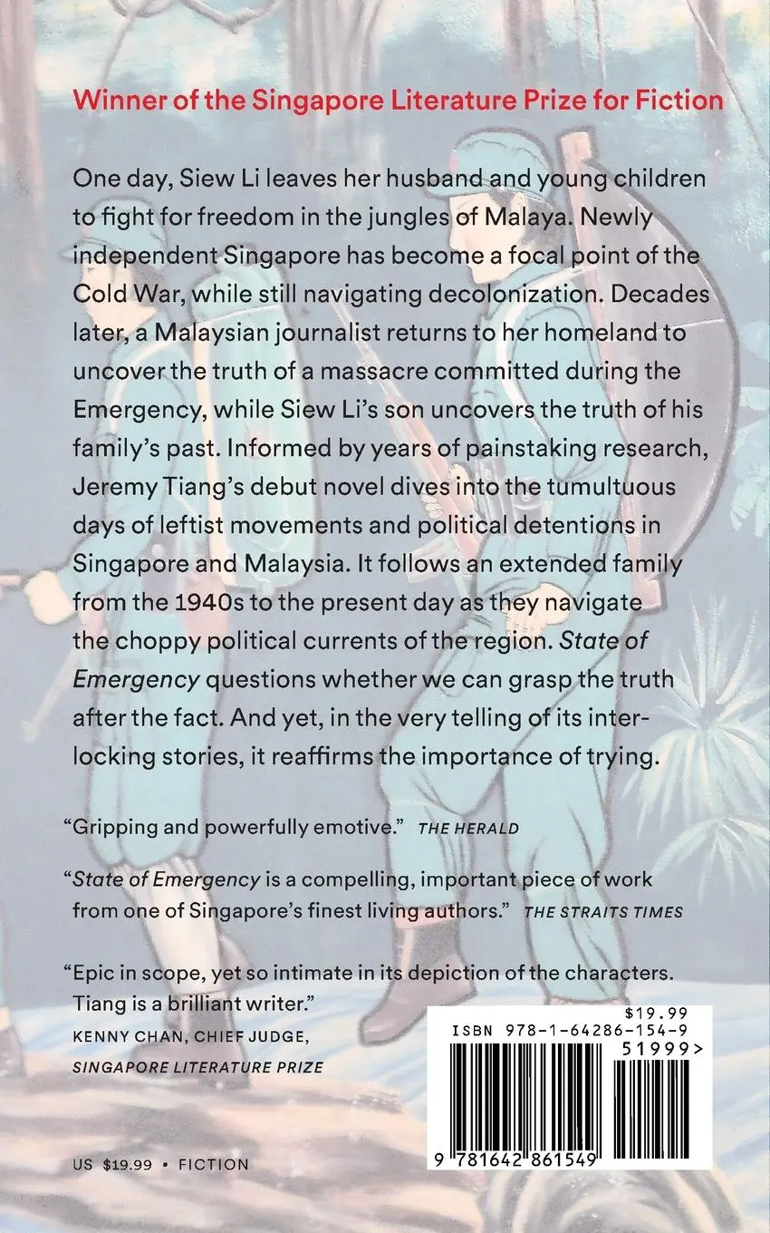 Rückseite: 9781642861549 | State of Emergency | Jeremy Tiang | Taschenbuch | Englisch | 2025