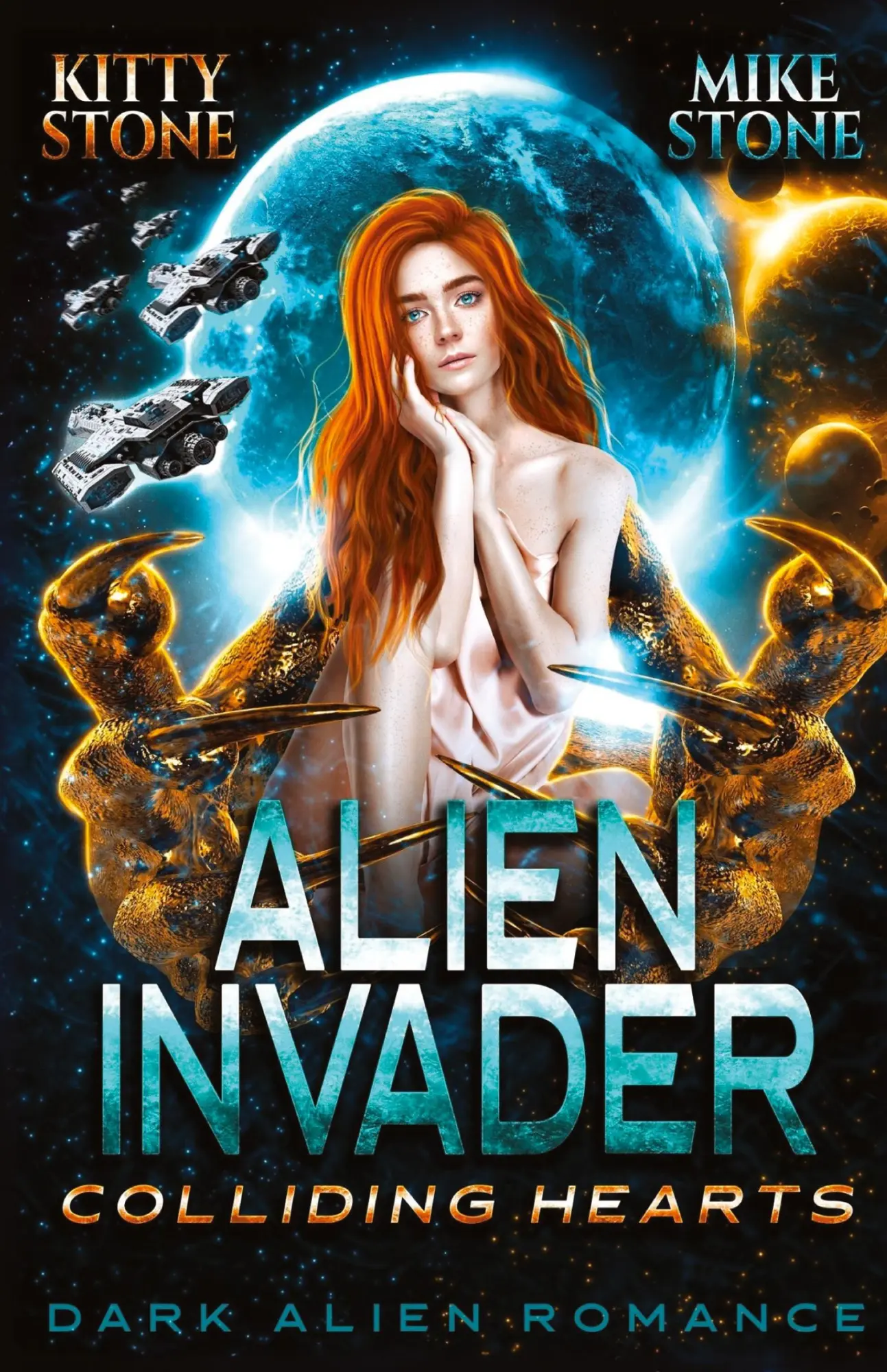 Cover: 9783384721549 | Alien Invader - Colliding Hearts | Dark Alien Romance | Stone (u. a.)