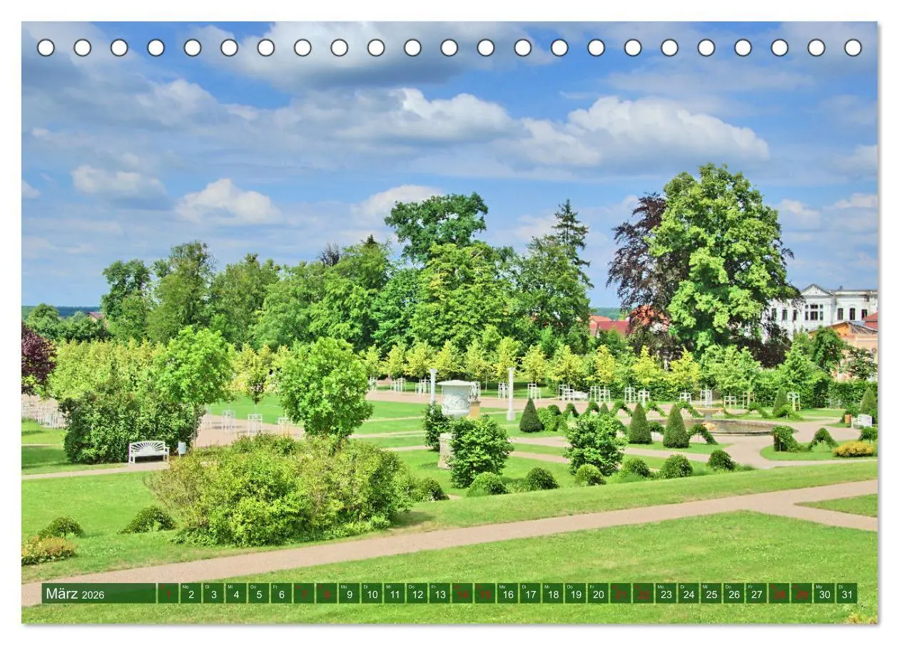 Bild: 9783457601549 | Schlossgarten Neustrelitz (Tischkalender 2026 DIN A5 quer),...