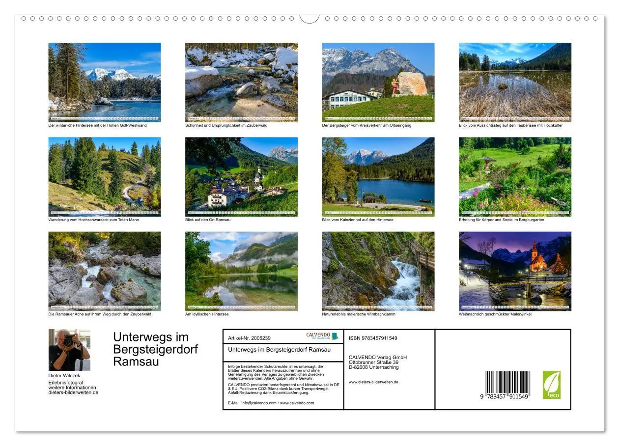 Bild: 9783457911549 | Unterwegs im Bergsteigerdorf Ramsau (Wandkalender 2026 DIN A2...