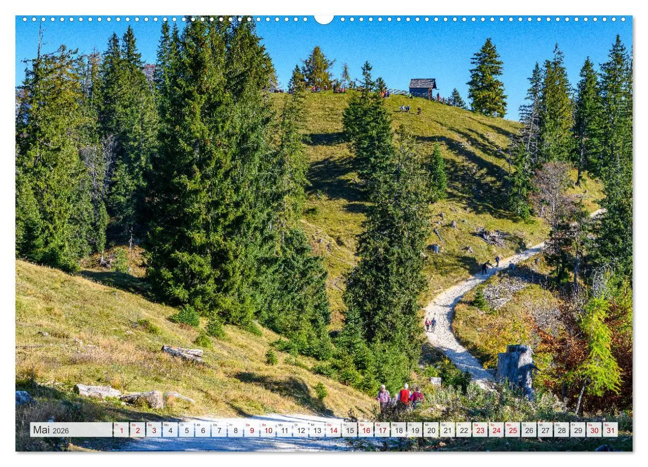 Bild: 9783457911549 | Unterwegs im Bergsteigerdorf Ramsau (Wandkalender 2026 DIN A2...