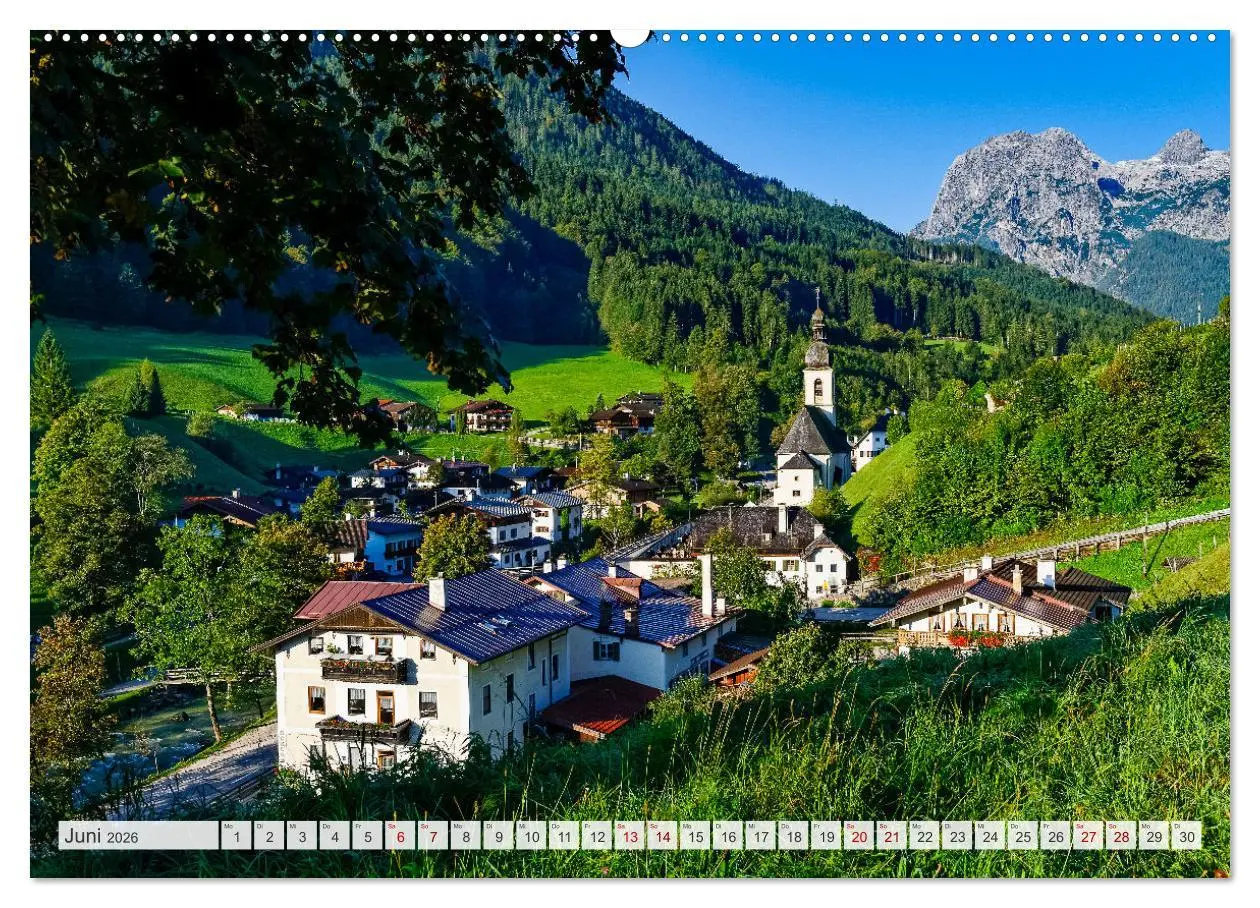 Bild: 9783457911549 | Unterwegs im Bergsteigerdorf Ramsau (Wandkalender 2026 DIN A2...