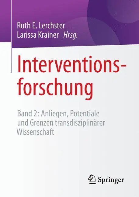 Cover: 9783658121549 | Interventionsforschung | Larissa Krainer (u. a.) | Taschenbuch | viii