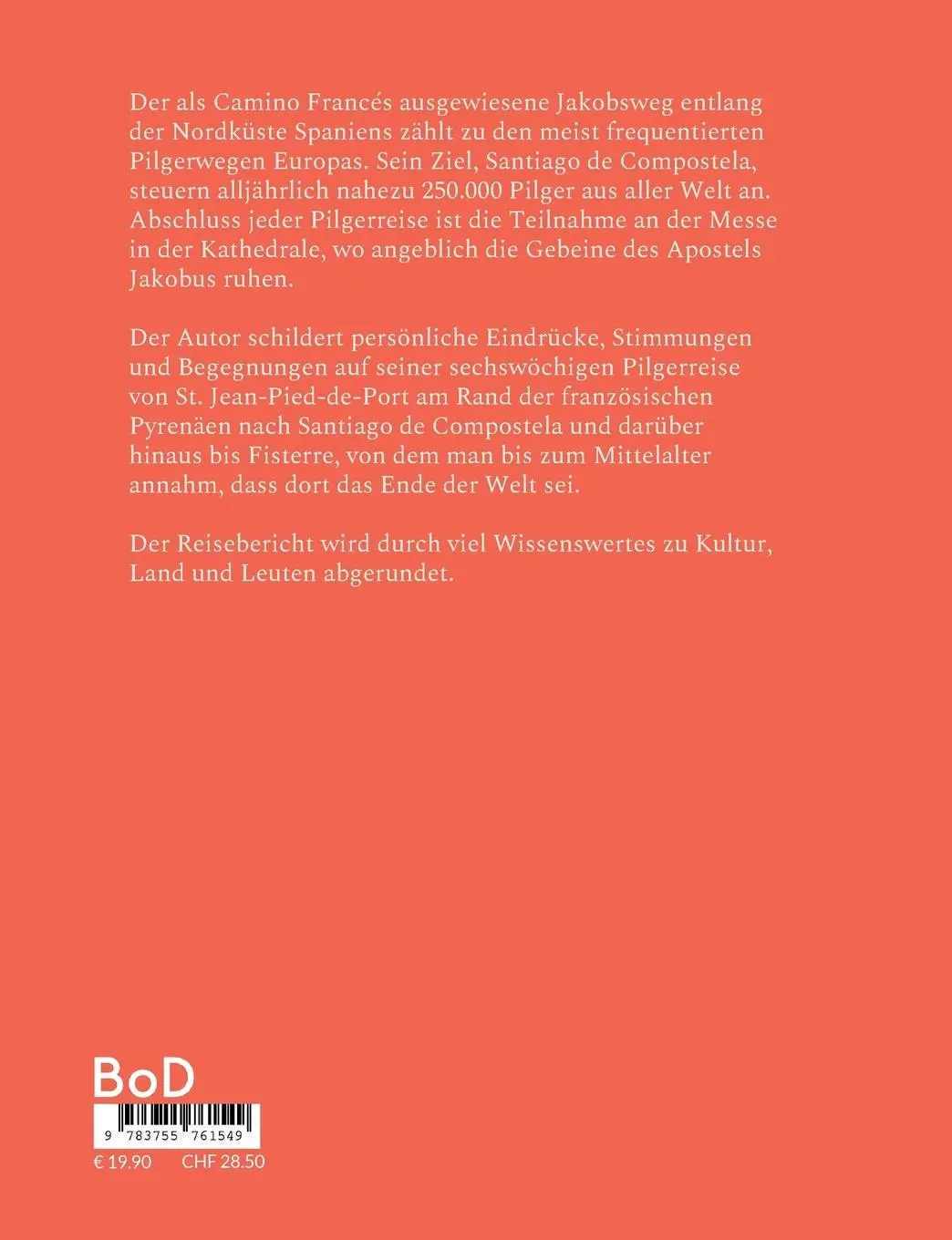 Rückseite: 9783755761549 | Einfach unterwegs | Thunar Jentsch | Taschenbuch | Paperback | 246 S.