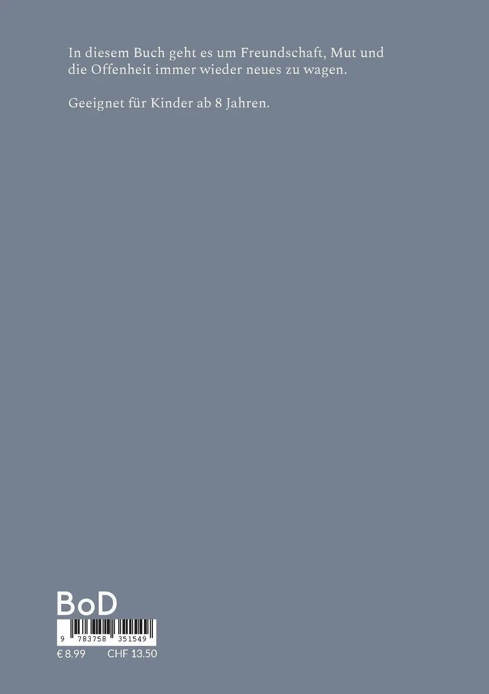 Rückseite: 9783758351549 | Martynas und Sunnys Abenteuer im Weltraum | Klaus Poppenberg | Buch