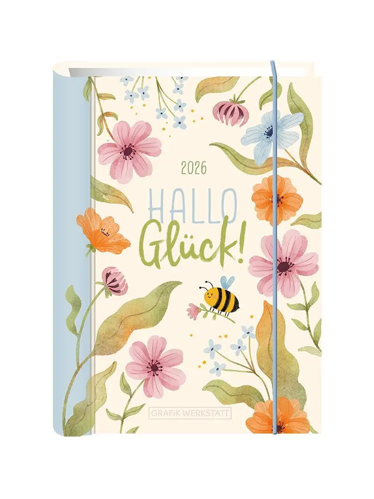 Cover: 9783986361549 | Terminplaner 2026 Hallo Glück | Terminplaner Hardcover | Original