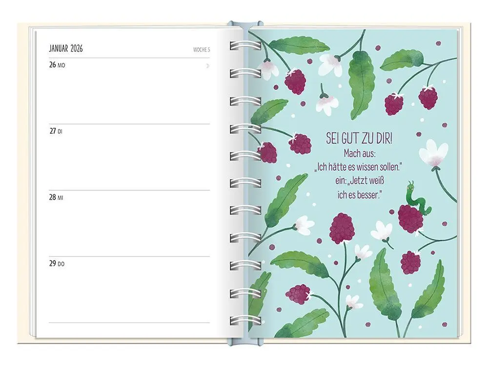 Bild: 9783986361549 | Terminplaner 2026 Hallo Glück | Terminplaner Hardcover | Original
