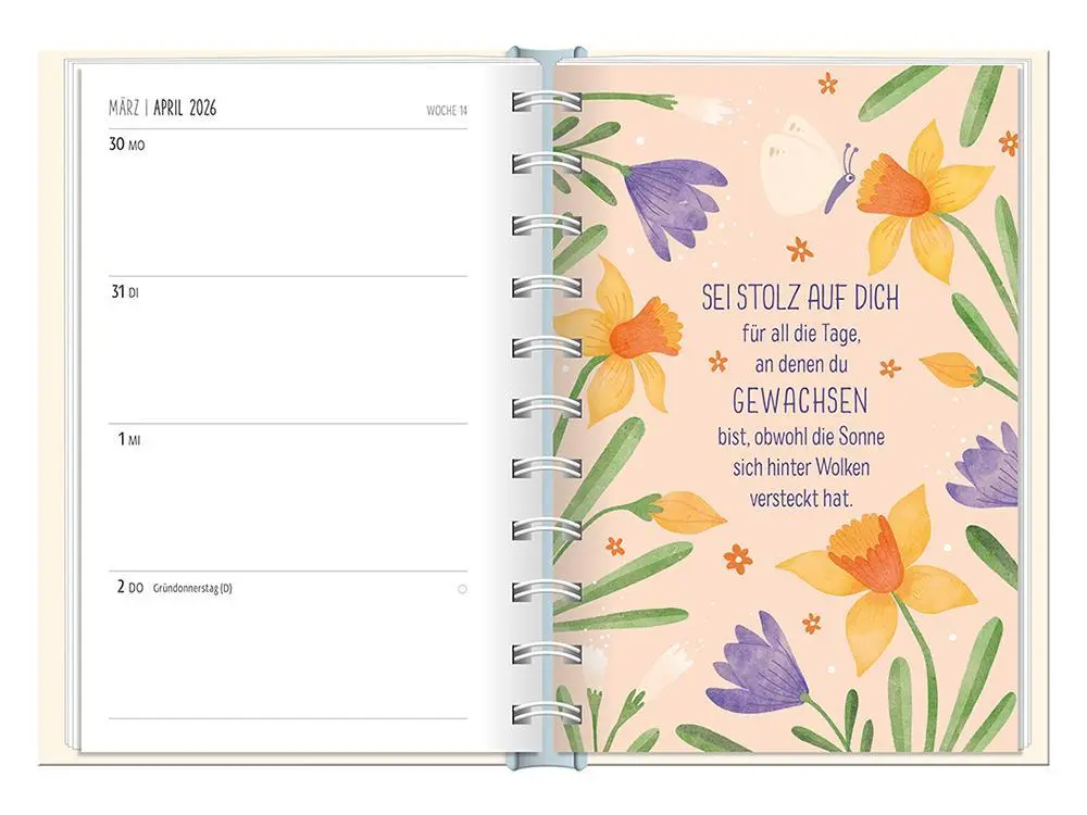 Bild: 9783986361549 | Terminplaner 2026 Hallo Glück | Terminplaner Hardcover | Original