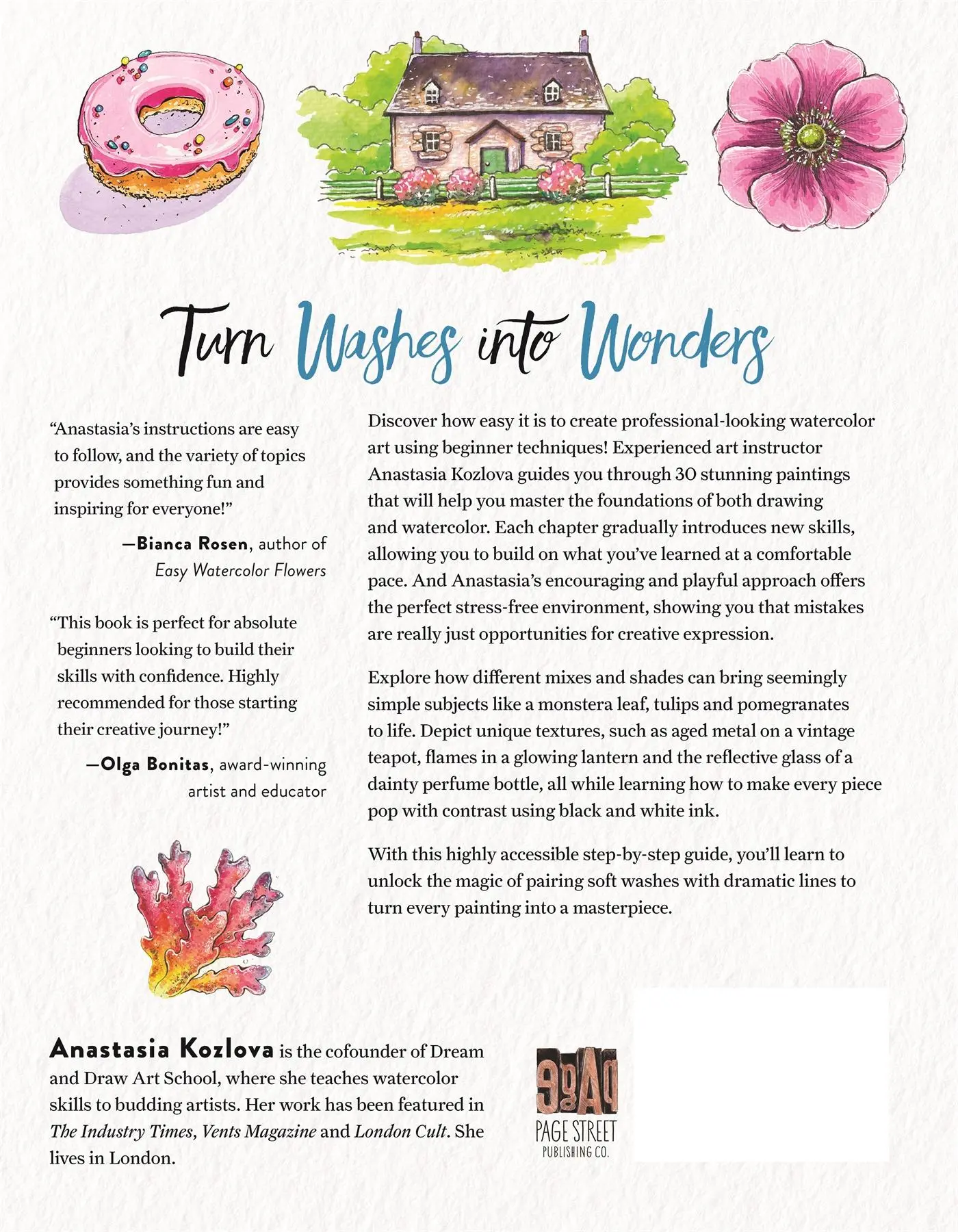 Rückseite: 9798890031549 | Ink and Watercolor | Anastasia Kozlova | Taschenbuch | Englisch | 2025