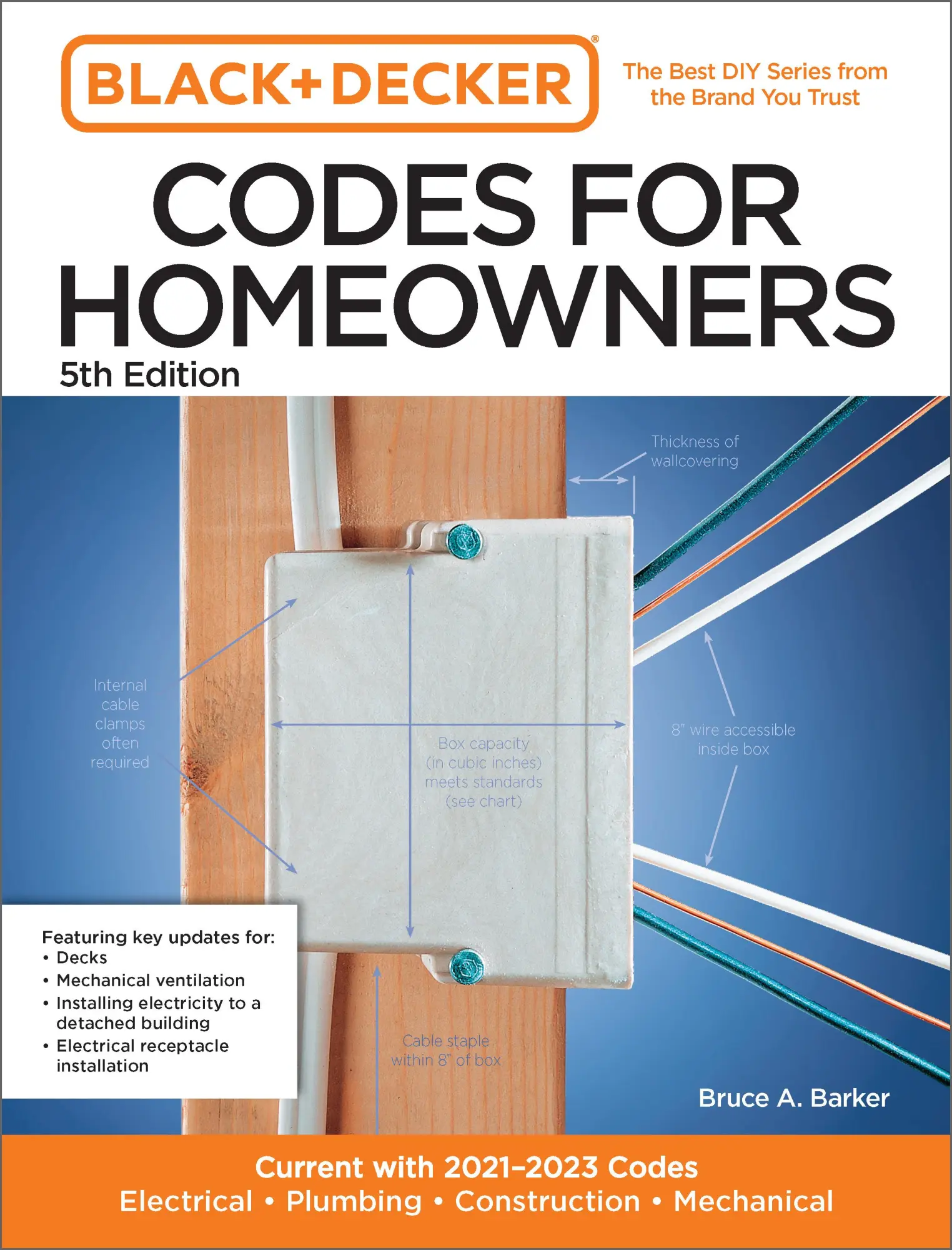 Cover: 9780760381649 | Black and Decker Codes for Homeowners 5th Edition | Bruce Barker