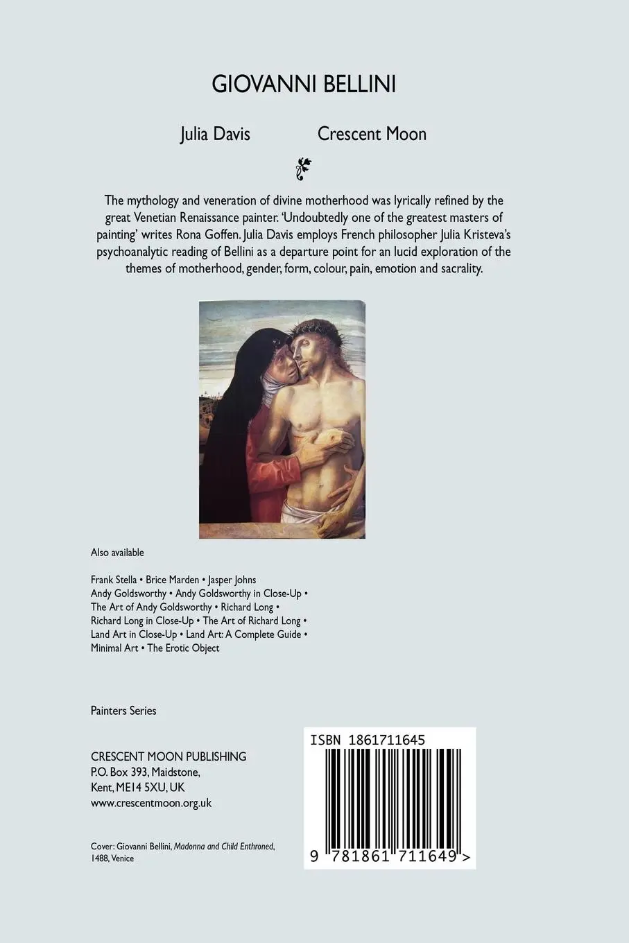 Rückseite: 9781861711649 | Giovanni Bellini | Julia Davis | Taschenbuch | Painters Series | 2008