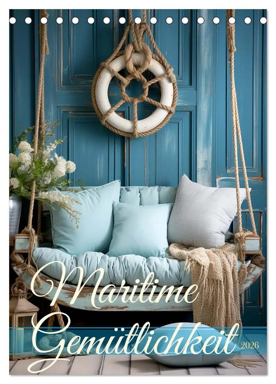 Cover: 9783516301649 | Maritime Gemütlichkeit (Tischkalender 2026 DIN A5 hoch), CALVENDO...