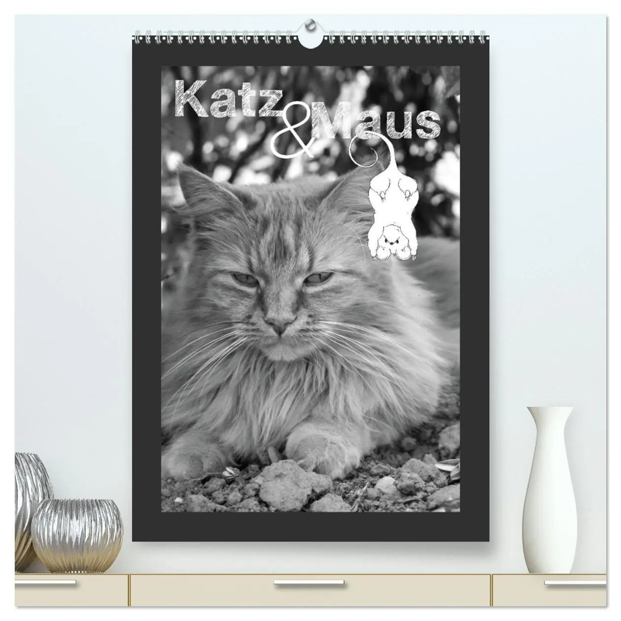 Cover: 9783594141649 | Katz &amp; Maus (hochwertiger Premium Wandkalender 2027 DIN A2 hoch),...