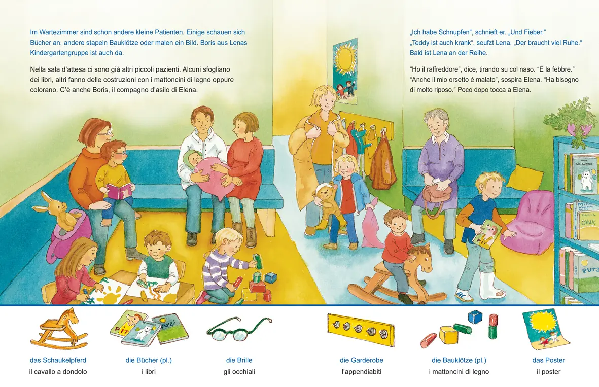 Bild: 9783695051649 | Beim Kinderarzt (Deutsch-Italienisch) | Zweisprachiges Kinderbuch