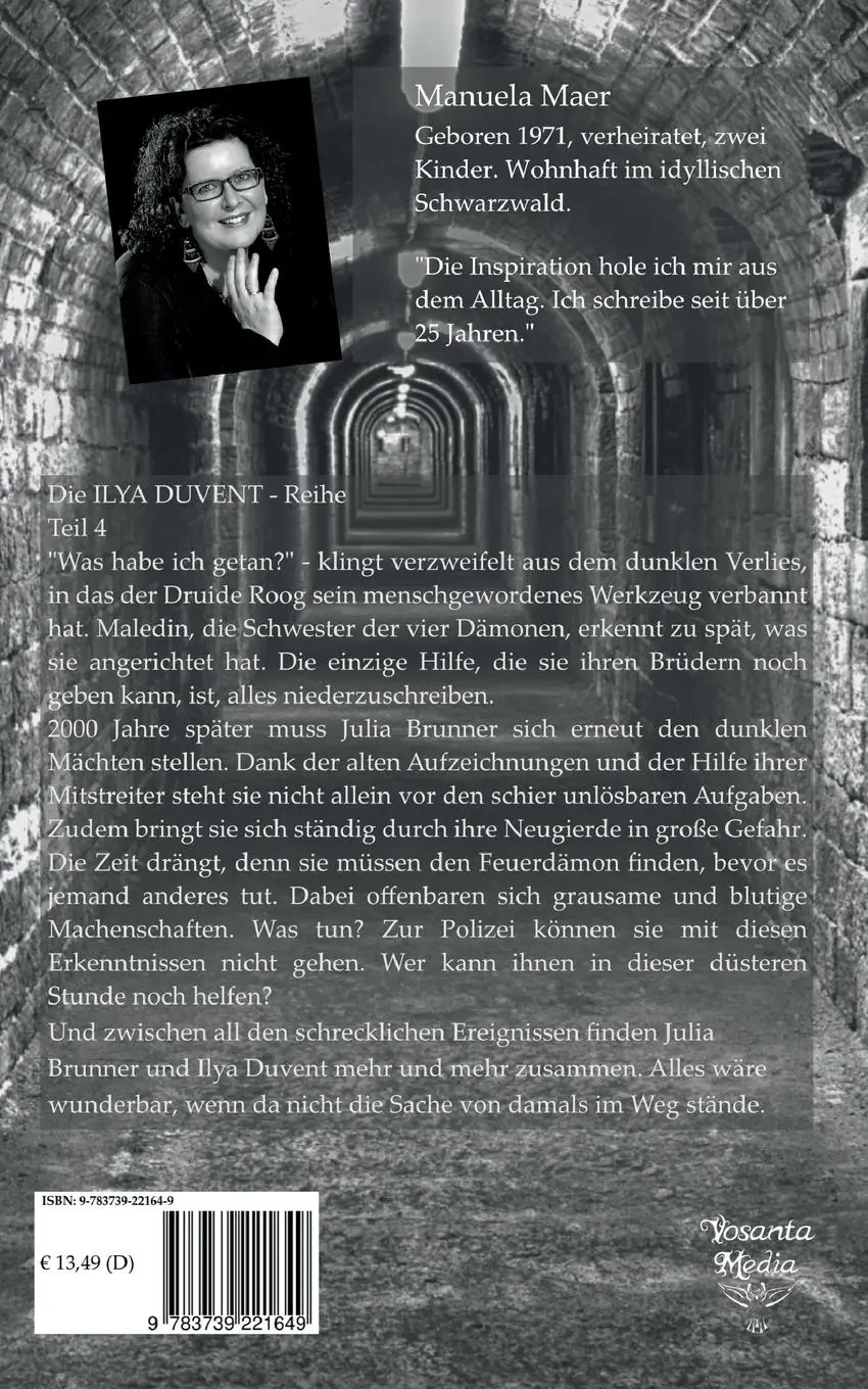 Rückseite: 9783739221649 | Ilya Duvent | Düstere Offenbarungen | Manuela Maer | Taschenbuch