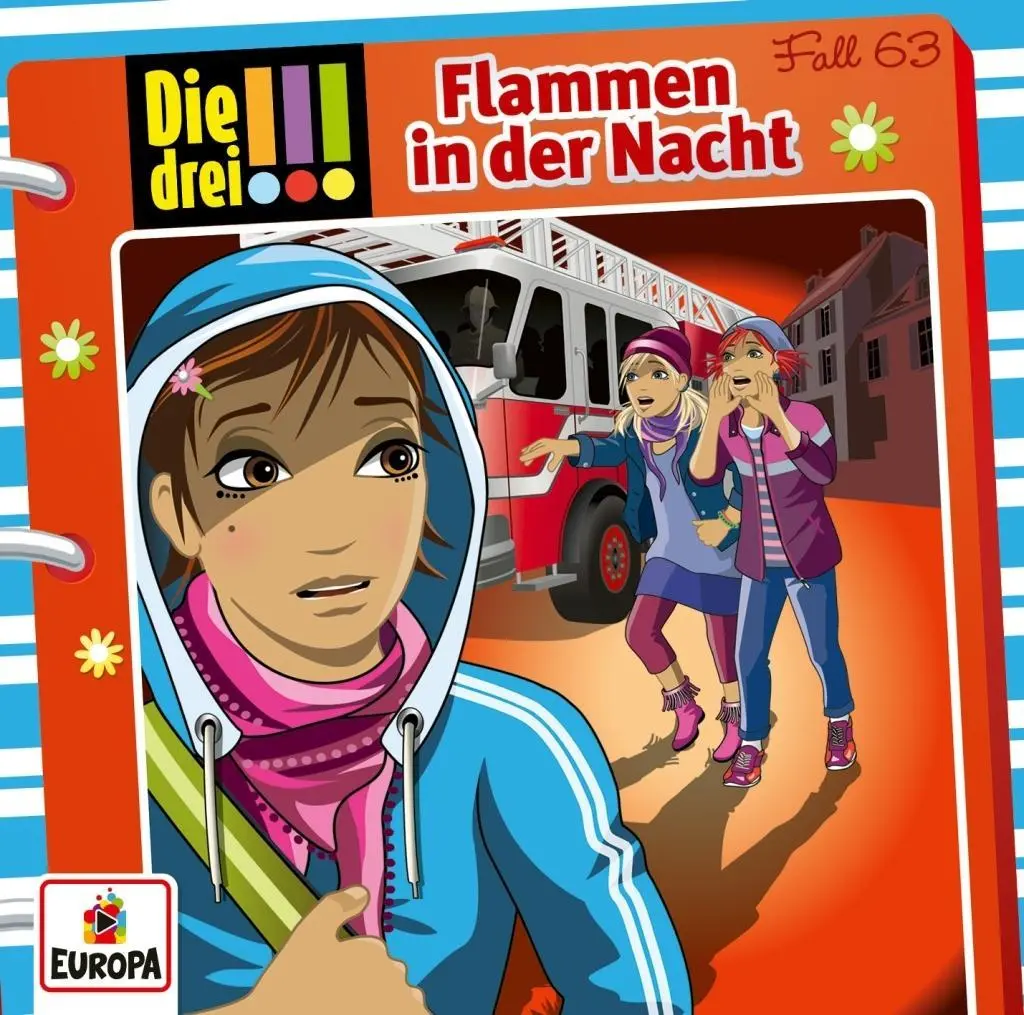 Cover: 9783803261649 | Die drei !!! 63: Flammen in der Nacht | Maja von Vogel | Audio-CD