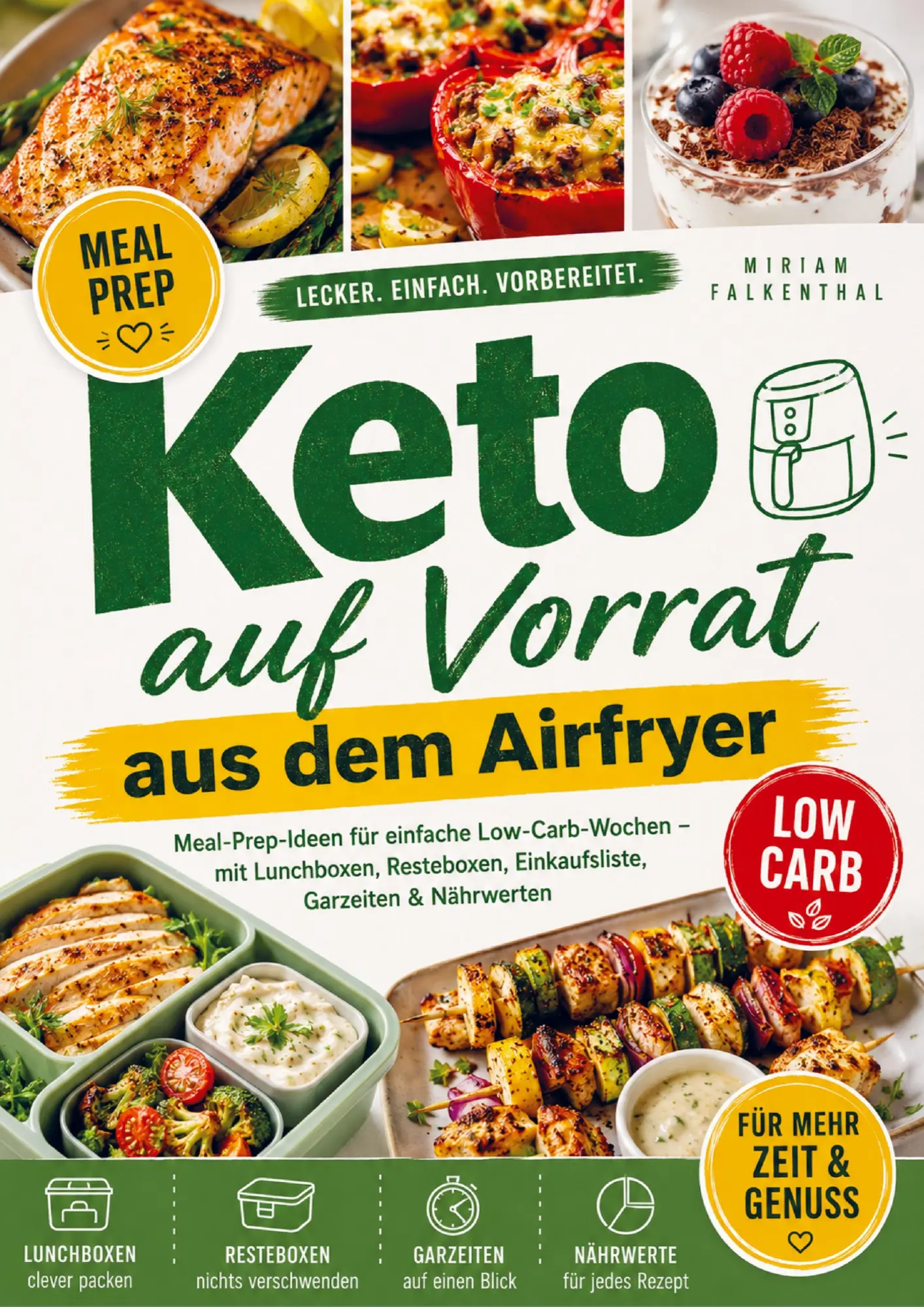 Cover: 9789403841649 | Keto auf Vorrat aus dem Airfryer | Miriam Falkenthal | Taschenbuch
