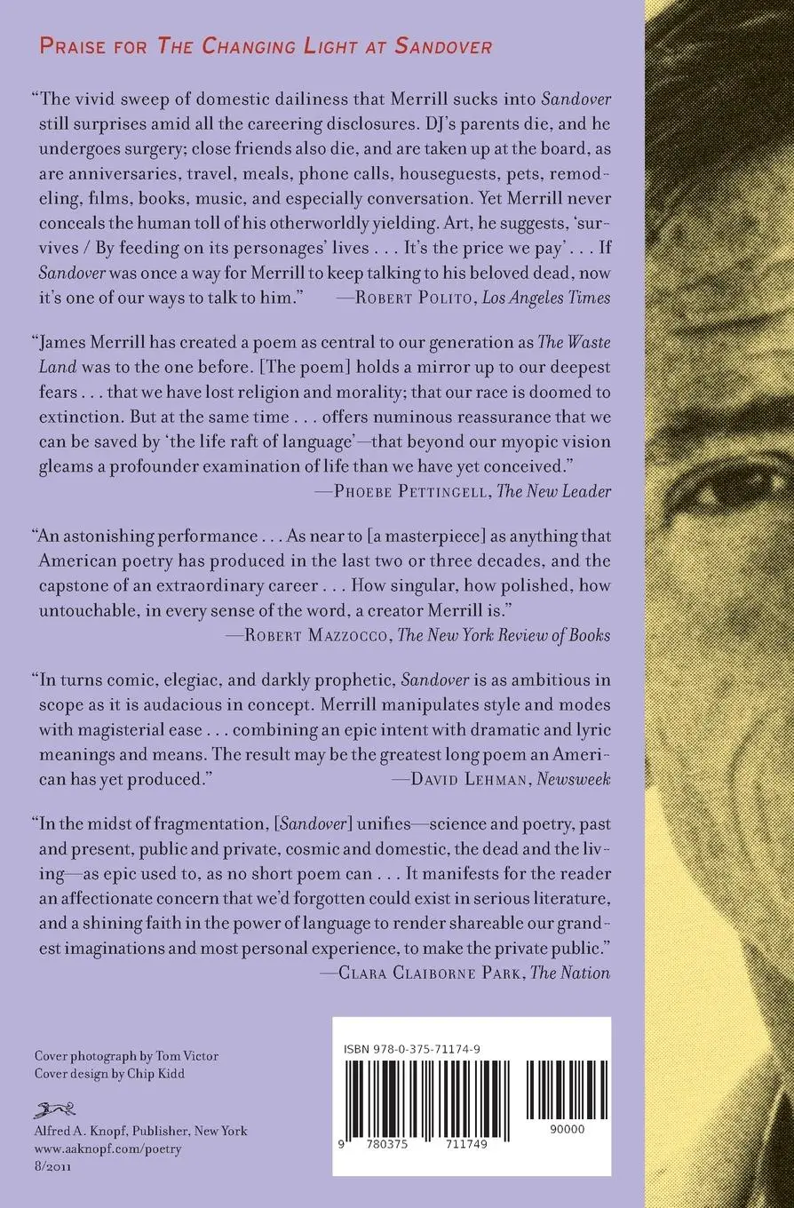 Rückseite: 9780375711749 | The Changing Light at Sandover | James Merrill | Taschenbuch | 2011