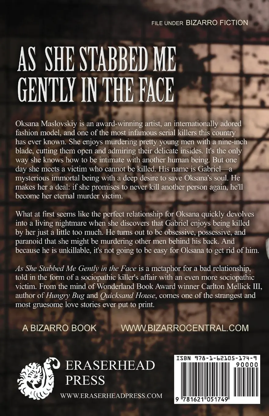 Rückseite: 9781621051749 | As She Stabbed Me Gently in the Face | Carlton Mellick III | Buch