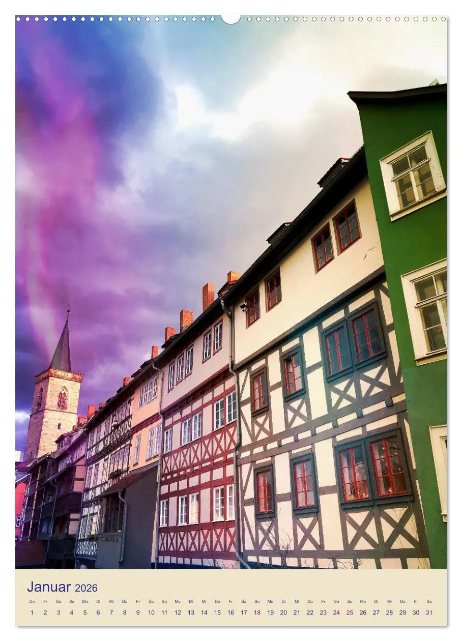 Bild: 9783516391749 | ERFURT total cool (Wandkalender 2026 DIN A2 hoch), CALVENDO...