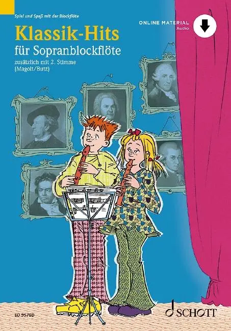 Cover: 9783795721749 | Klassik-Hits | 1-2 Sopran-Blockflöten. Ausgabe mit Online-Audiodatei.