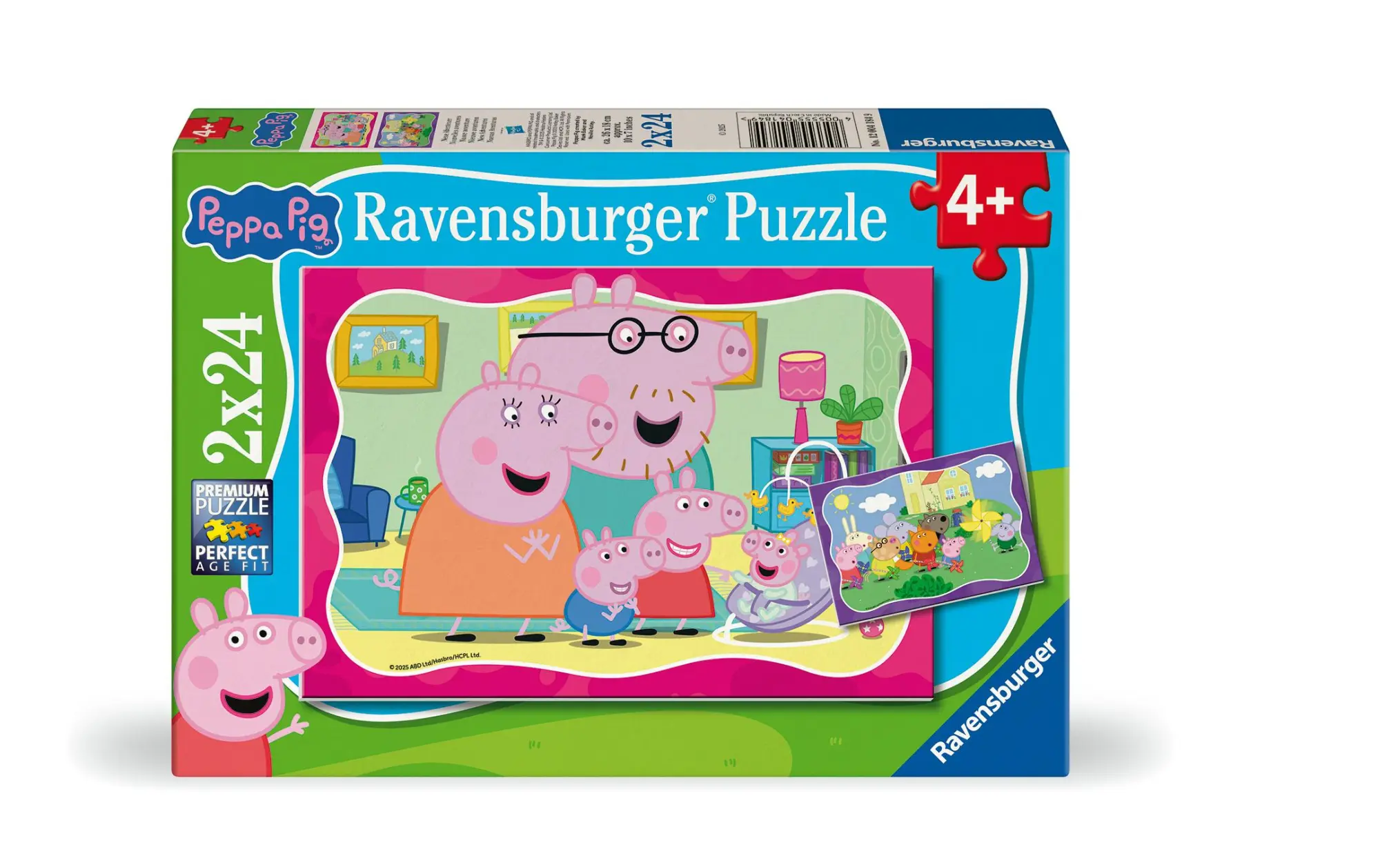 Cover: 4005555041849 | Kinderpuzzle 2x24 Teile - Peppa Wutz - Peppa Pig | Spiel | 12004184