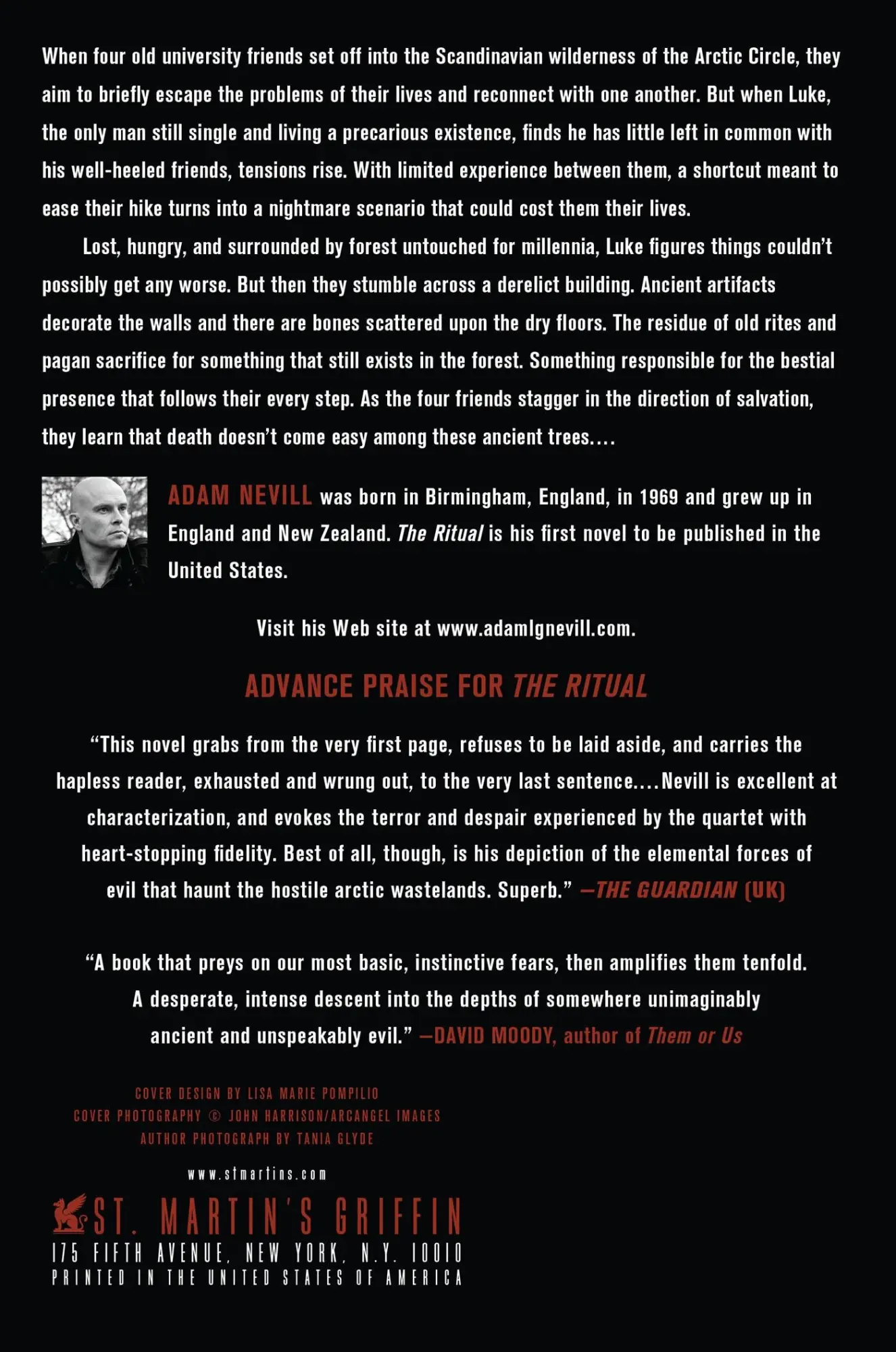 Rückseite: 9780312641849 | The Ritual | Adam Nevill | Taschenbuch | Englisch | 2012