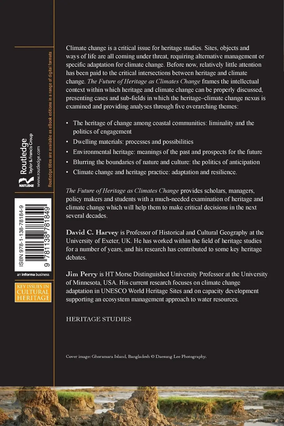 Rückseite: 9781138781849 | The Future of Heritage as Climates Change | David Harvey (u. a.)