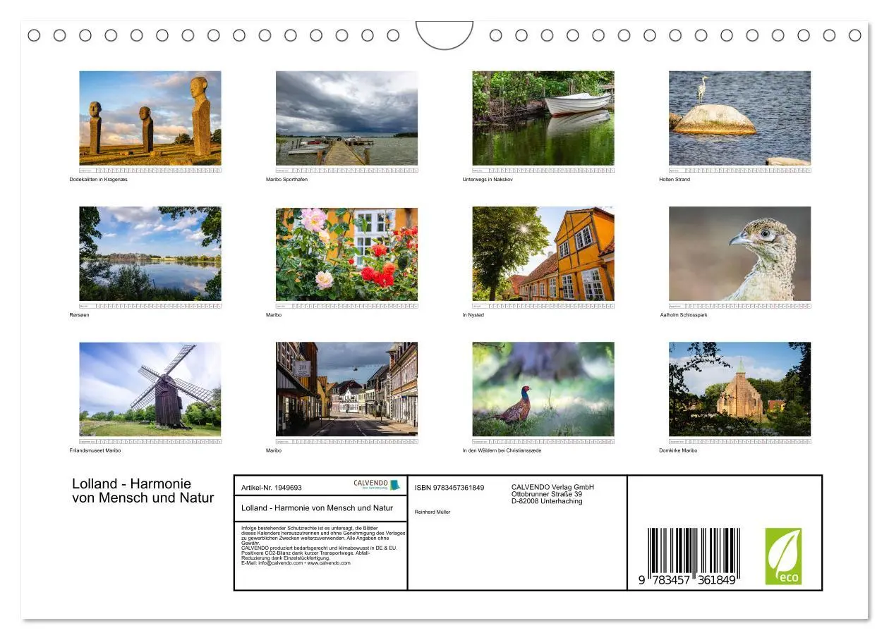 Bild: 9783457361849 | Lolland - Harmonie von Mensch und Natur (Wandkalender 2026 DIN A4...