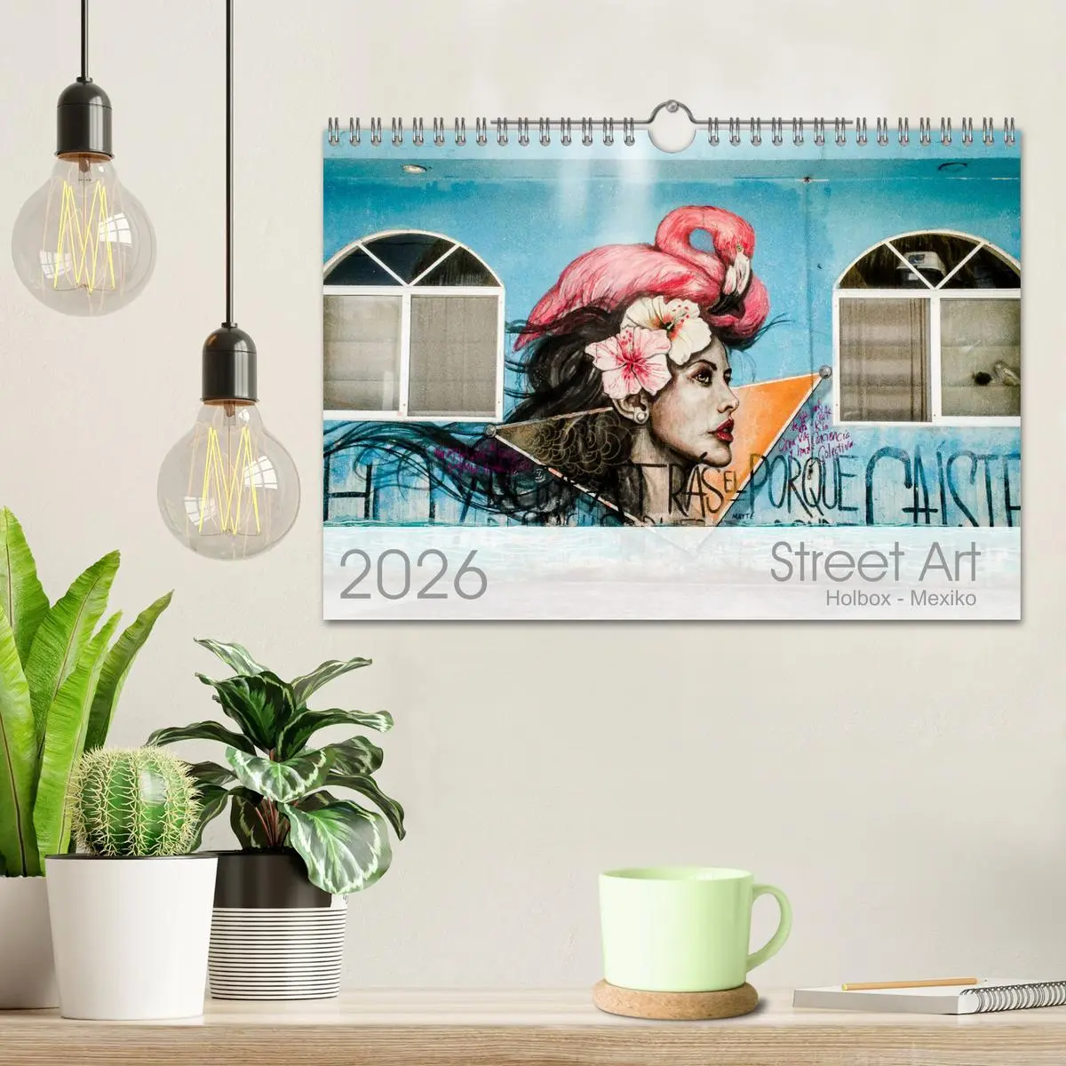 Bild: 9783457671849 | Street Art - Holbox, Mexico (Wandkalender 2026 DIN A4 quer),...