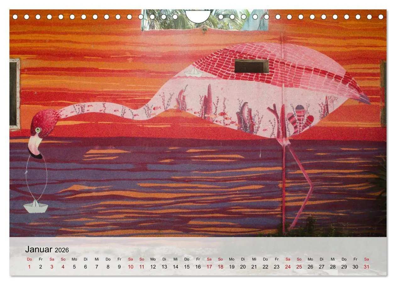 Bild: 9783457671849 | Street Art - Holbox, Mexico (Wandkalender 2026 DIN A4 quer),...