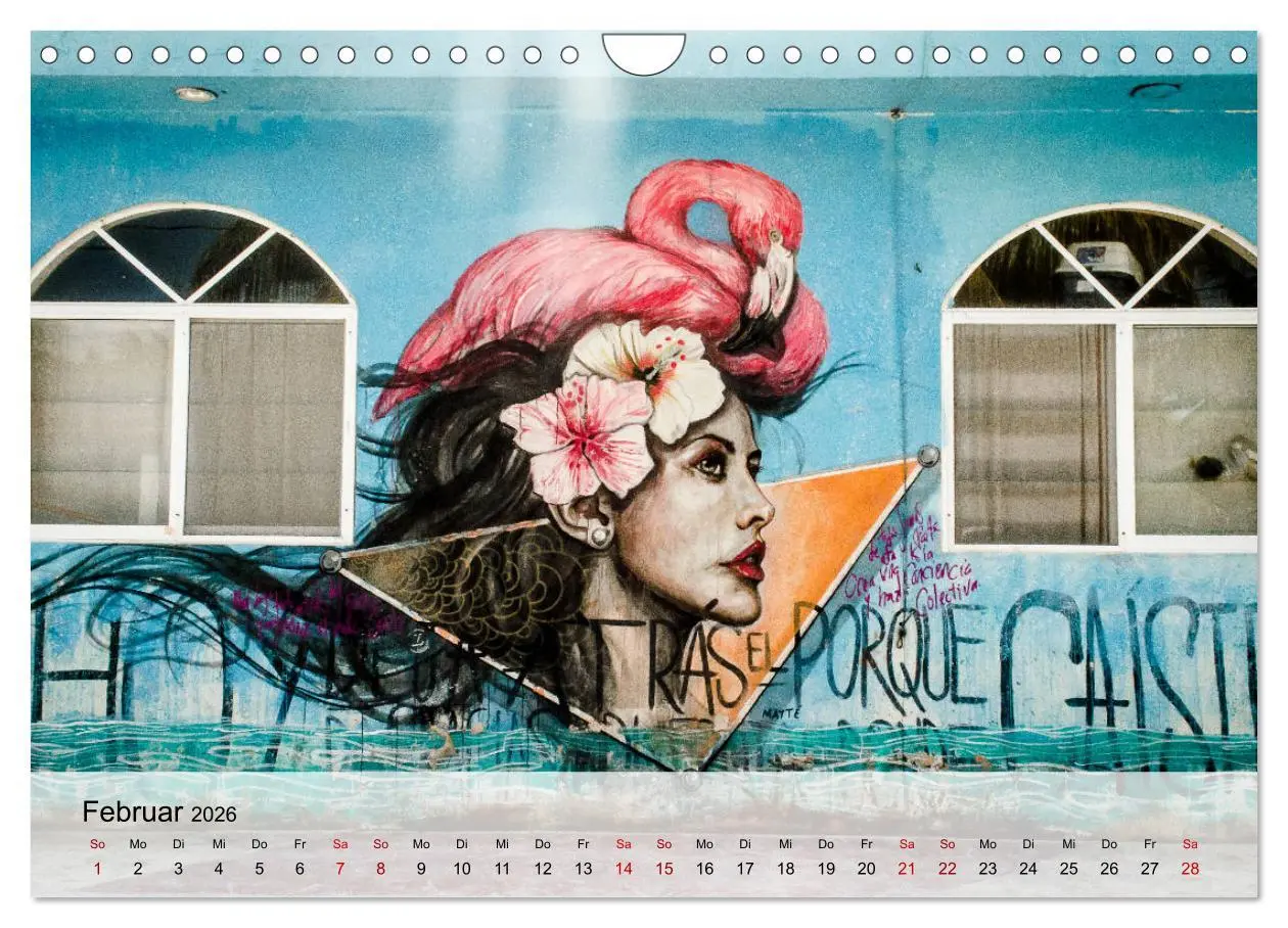 Bild: 9783457671849 | Street Art - Holbox, Mexico (Wandkalender 2026 DIN A4 quer),...