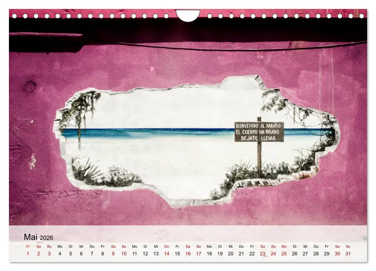Bild: 9783457671849 | Street Art - Holbox, Mexico (Wandkalender 2026 DIN A4 quer),...