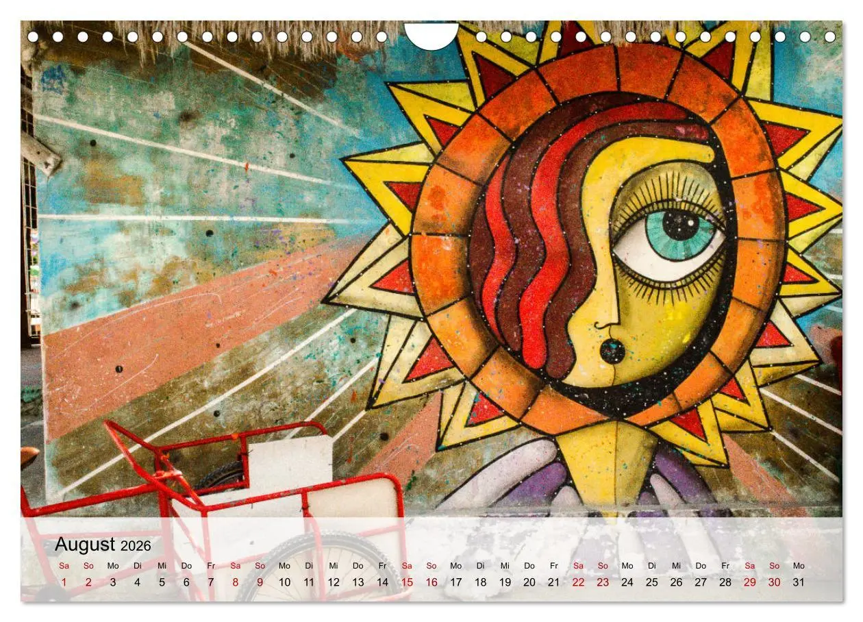 Bild: 9783457671849 | Street Art - Holbox, Mexico (Wandkalender 2026 DIN A4 quer),...