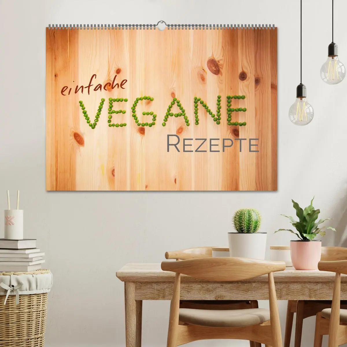 Bild: 9783457981849 | Einfache vegane Rezepte (Wandkalender 2026 DIN A2 quer), CALVENDO...