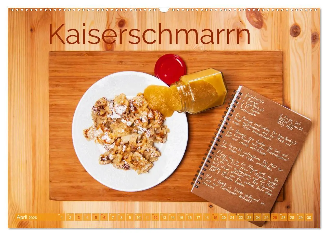 Bild: 9783457981849 | Einfache vegane Rezepte (Wandkalender 2026 DIN A2 quer), CALVENDO...