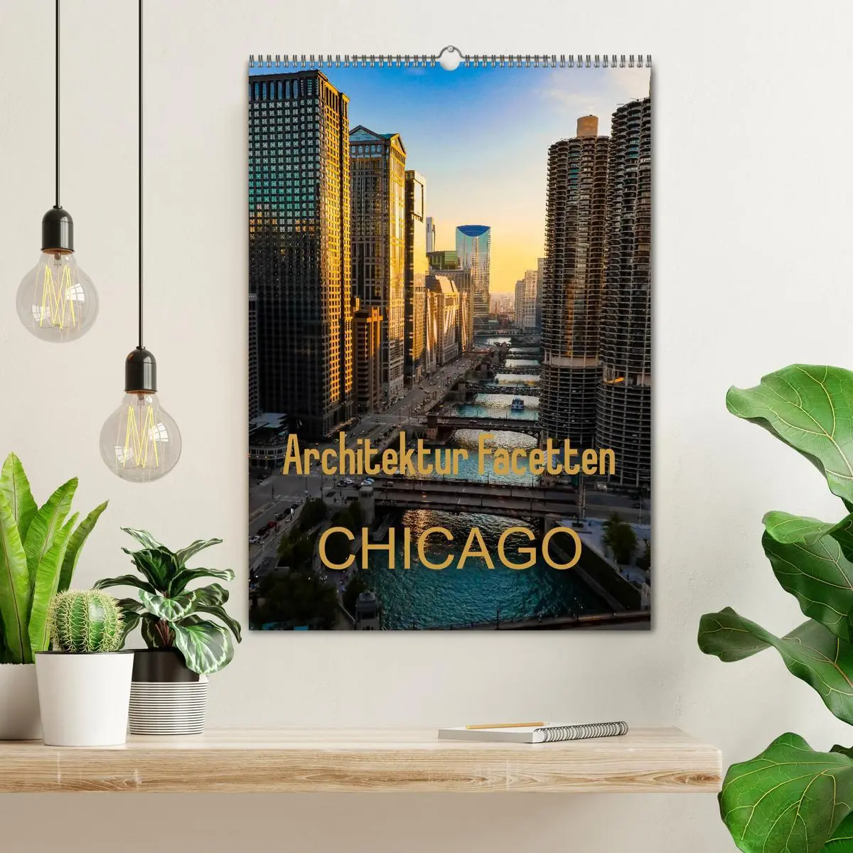 Bild: 9783516381849 | Architektur Facetten Chicago 2026 (Wandkalender 2026 DIN A2 hoch),...