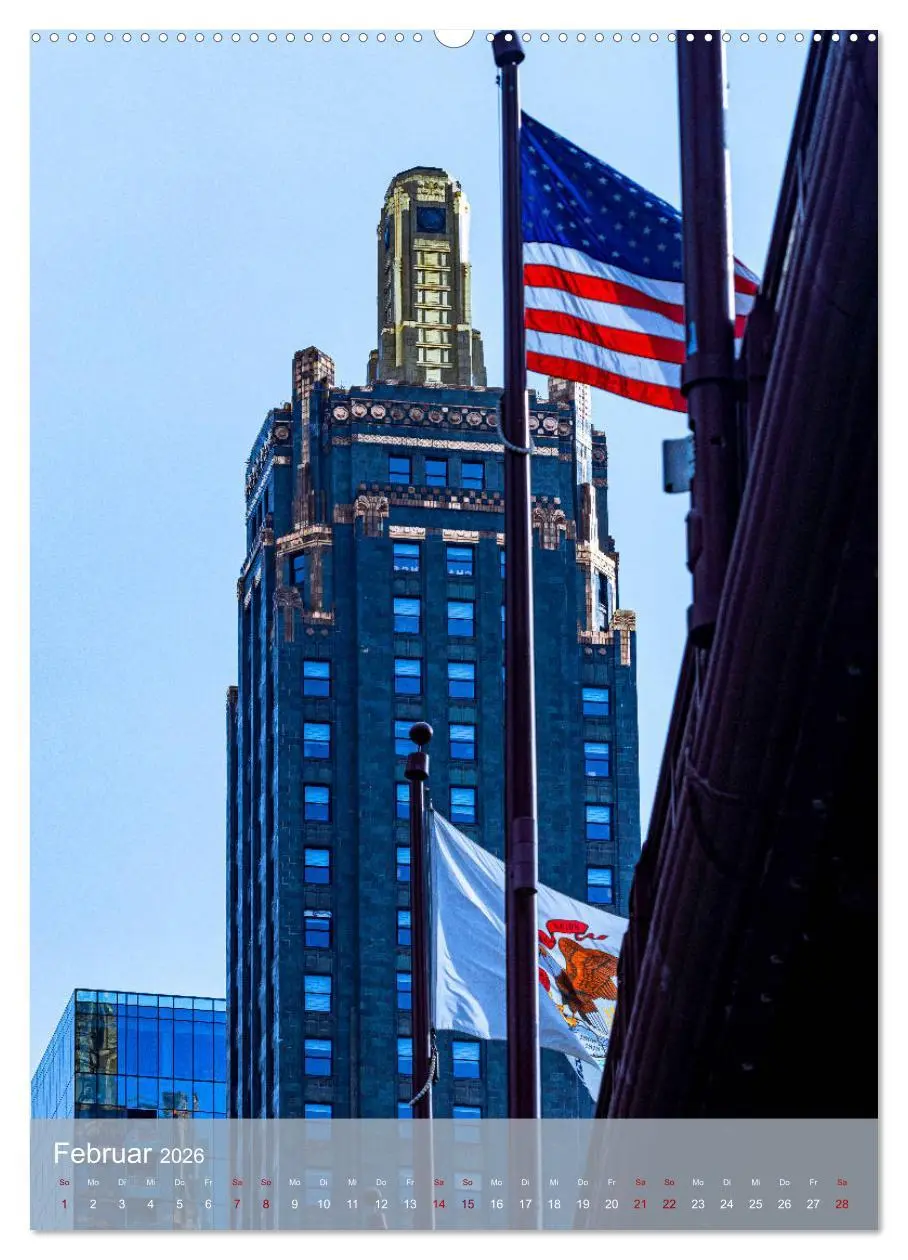 Bild: 9783516381849 | Architektur Facetten Chicago 2026 (Wandkalender 2026 DIN A2 hoch),...