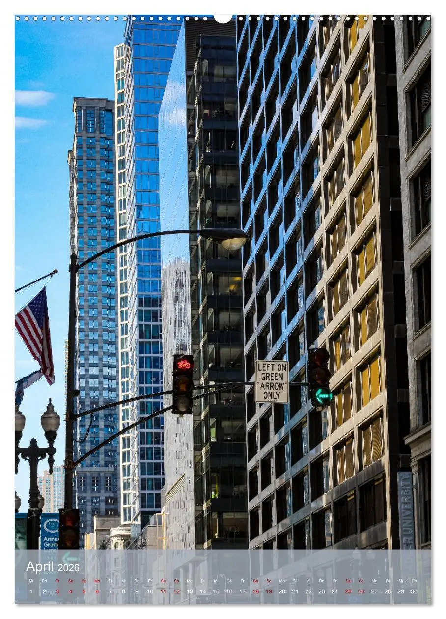 Bild: 9783516381849 | Architektur Facetten Chicago 2026 (Wandkalender 2026 DIN A2 hoch),...