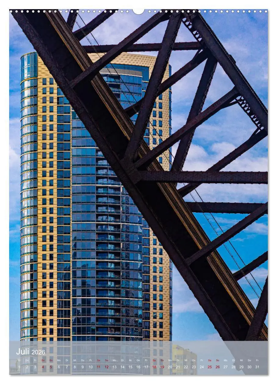 Bild: 9783516381849 | Architektur Facetten Chicago 2026 (Wandkalender 2026 DIN A2 hoch),...