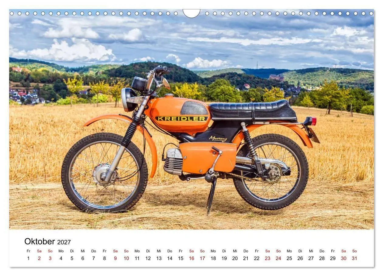 Bild: 9783516761849 | Kreidler-Kult (Wandkalender 2027 DIN A3 quer), CALVENDO Monatskalender