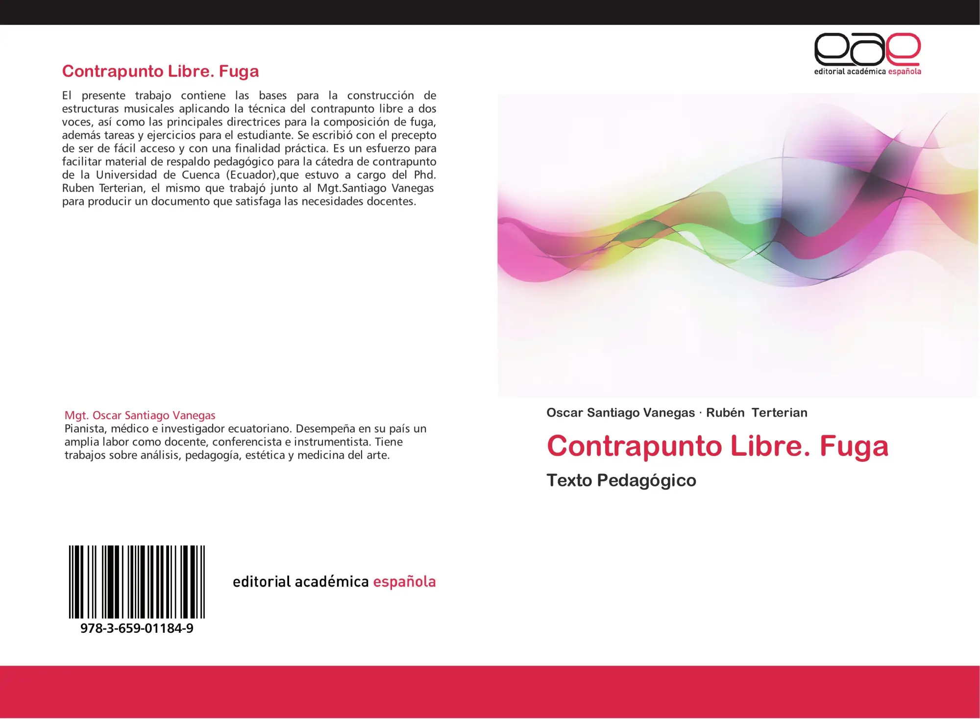 Cover: 9783659011849 | Contrapunto Libre. Fuga | Texto Pedagógico | Vanegas (u. a.) | Buch